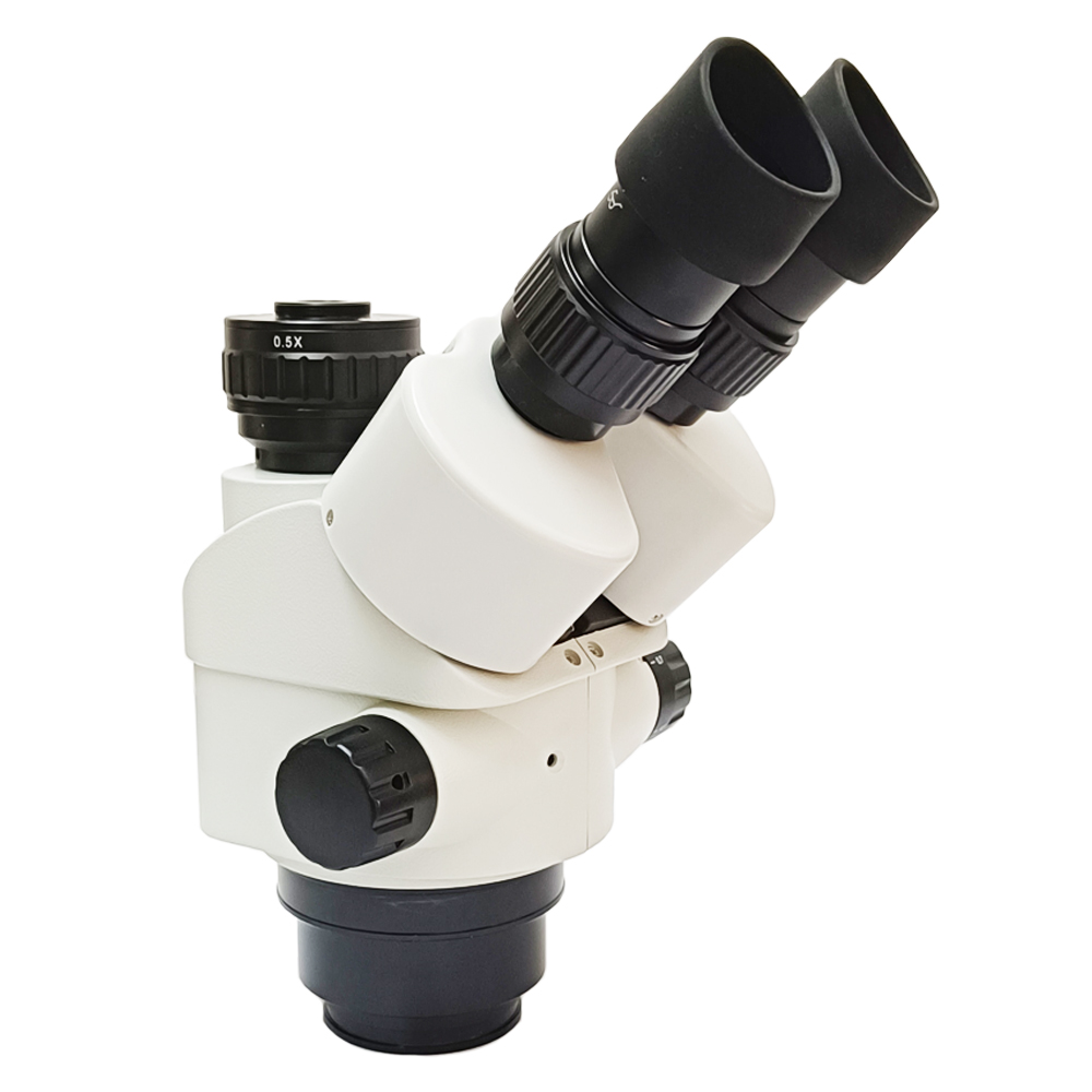 Trinocular Stereo Microscope 7X-45X - 7X-45X Professionele Plastic trinoculaire microsocpe hoofd