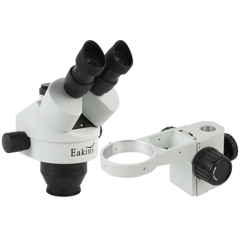 Trinocular Stereo Microscope 7X-45X - 7X-45X Simul-Focus Parfocale Continue Zoom Trinoculaire