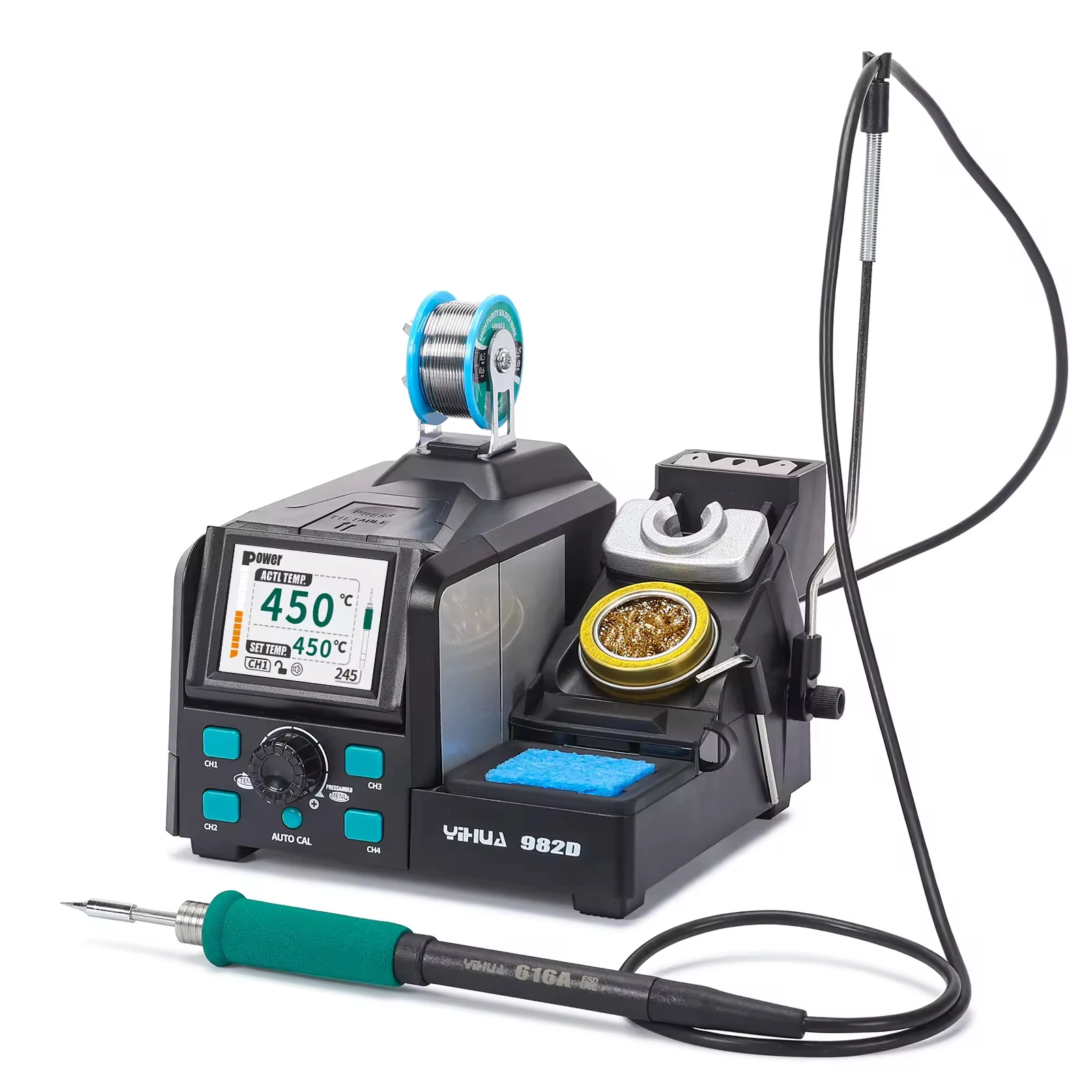 C210 Precision Soldering Station - 982D Digitale Snelle Verwarming Soldeerstation Precisie