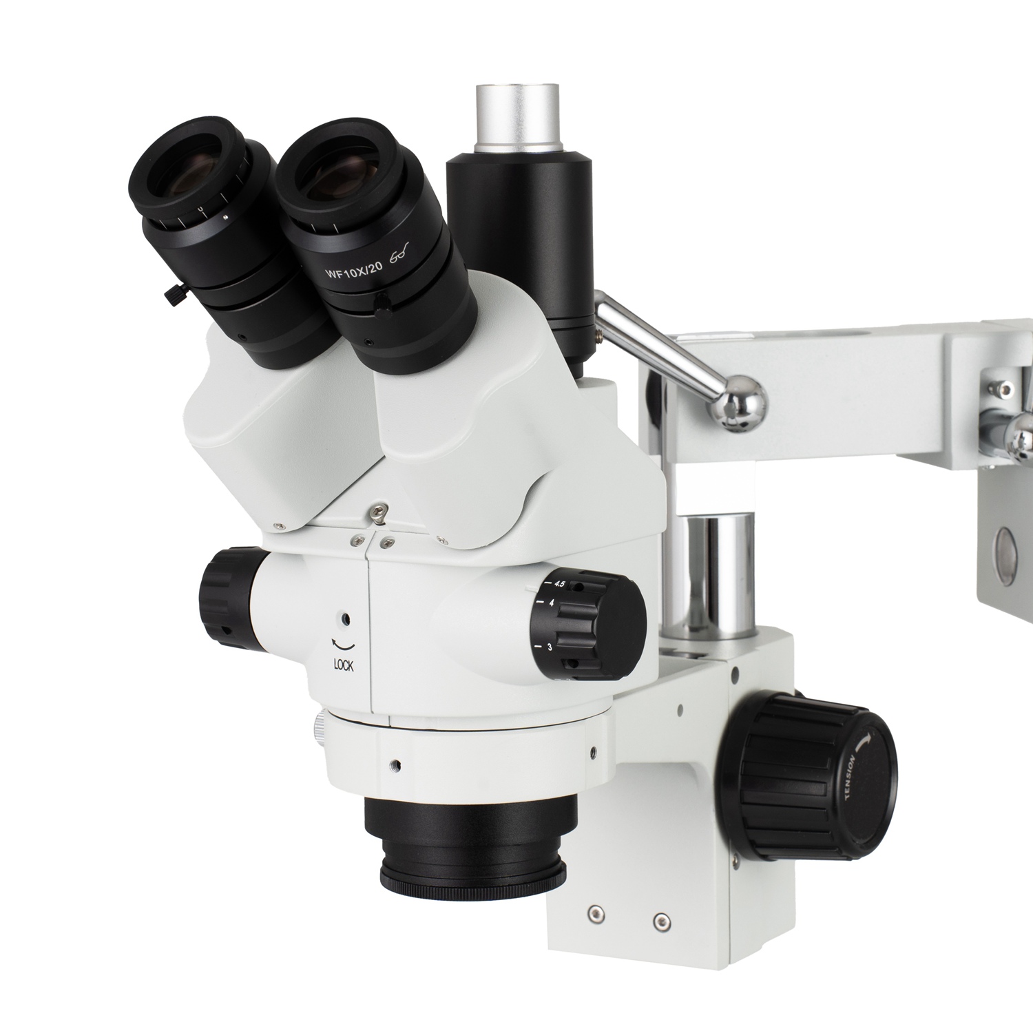 Trinocular Stereo Microscope 7X-45X - AmScope 7X-45X vergroting simul-focale trinoculaire zoom