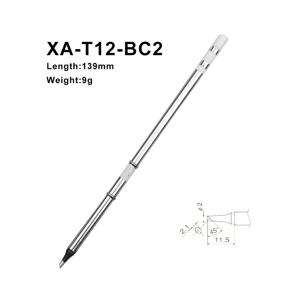 T12 Soldering Station Oled - QUICKO XA hoogwaardige T12-BC2 soldeerbout tips