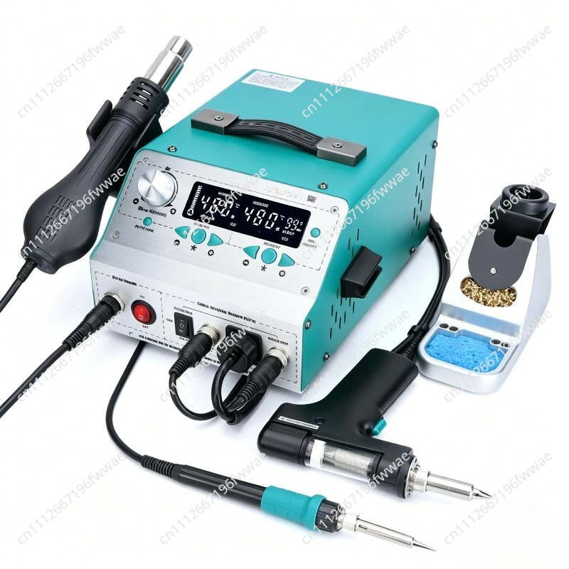 Desoldering Pump Electric Vacuum Station - Automatisch elektrisch desoldeerpistool 110W, krachtige vacuümpomp,