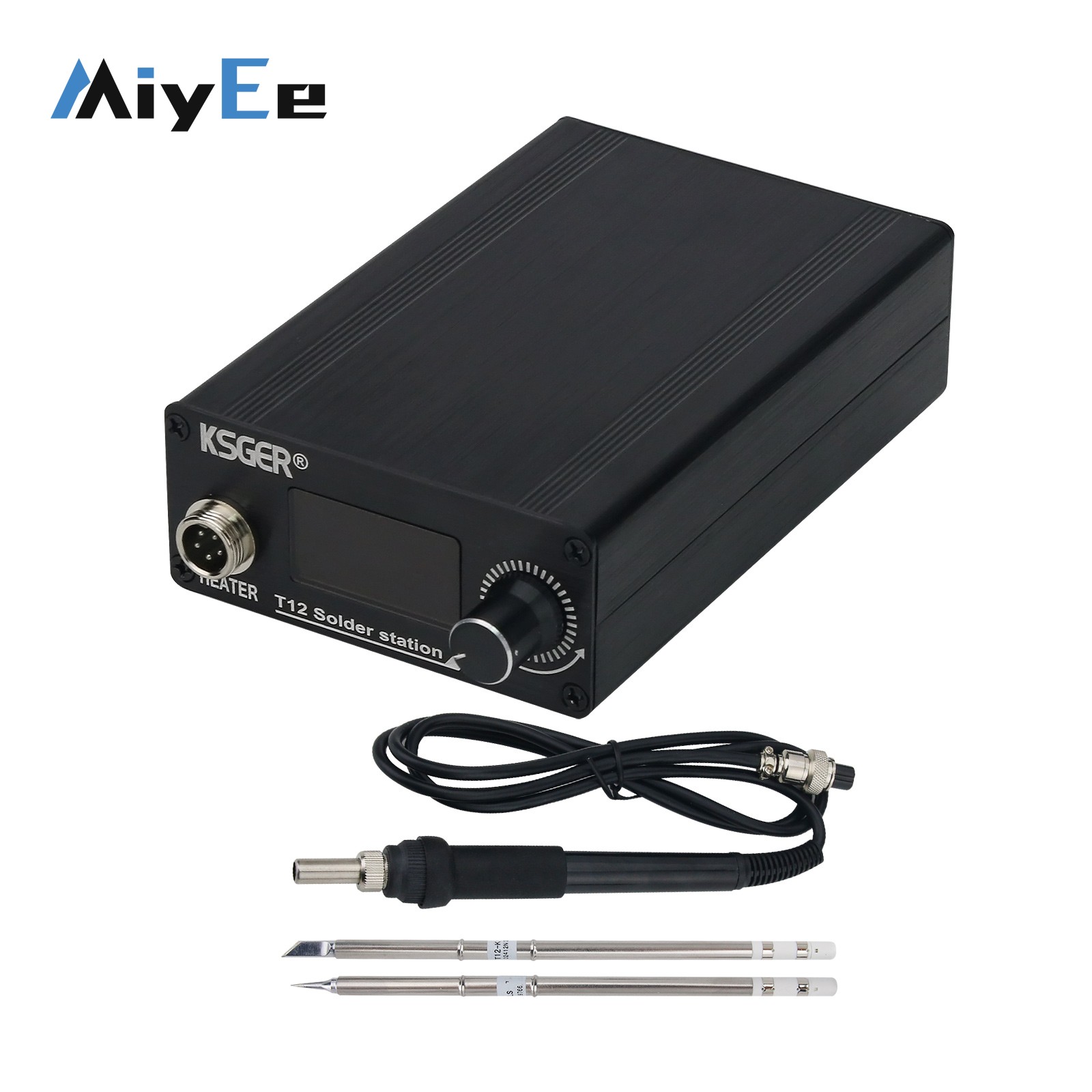 T12 Soldering Station Oled - KSGER STM32 V3.1S T12 120W OLED-soldeerstation