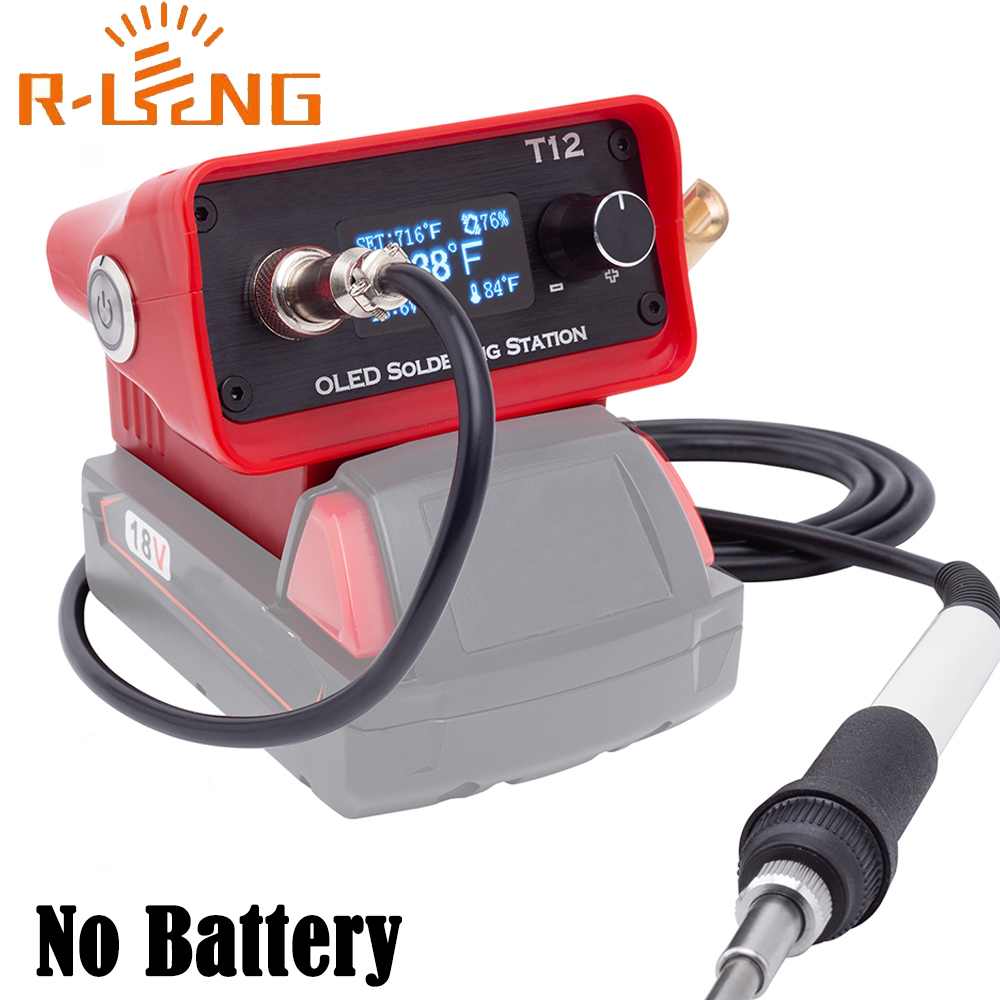 T12 Soldering Station Oled - OLED T12 Soldeerbout Station Verstelbare Lasstation