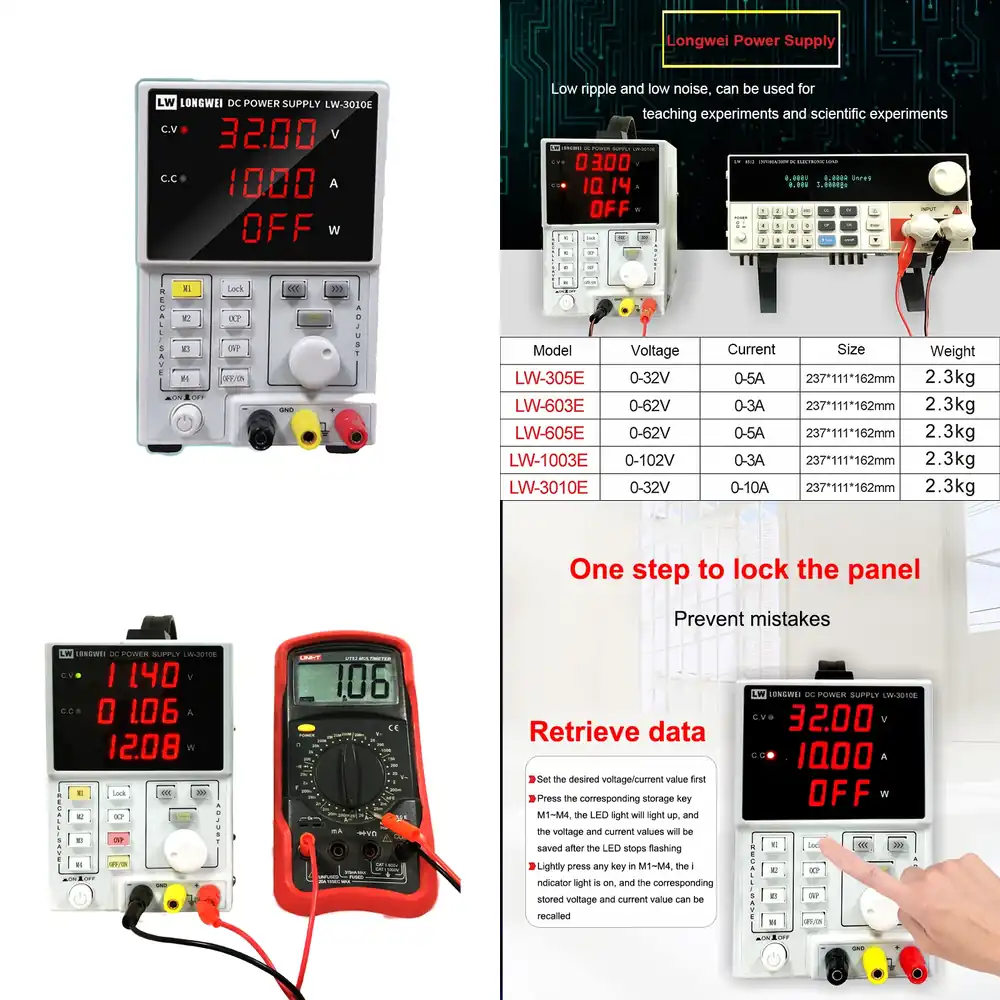 High Precision Dc Power Supply 30V 10A - Nieuw product 30V 10A instelbare hoogprecisie