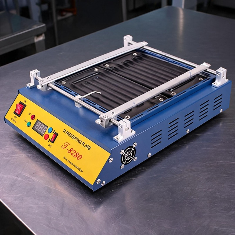 Infrared Bga Rework Station - PCB-voorverwarmingsreparatiemachine, voorverwarmingsstation, IR-voorverwarmingsplaat oven T-8280 220V