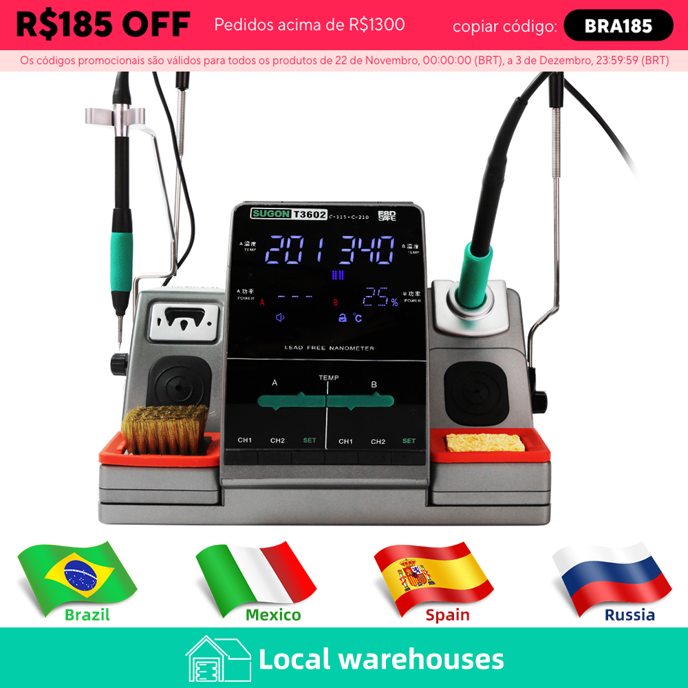 Infrared Bga Rework Station - 2-in-1 Soldeerstation LCD Digitaal Display Soldeer-