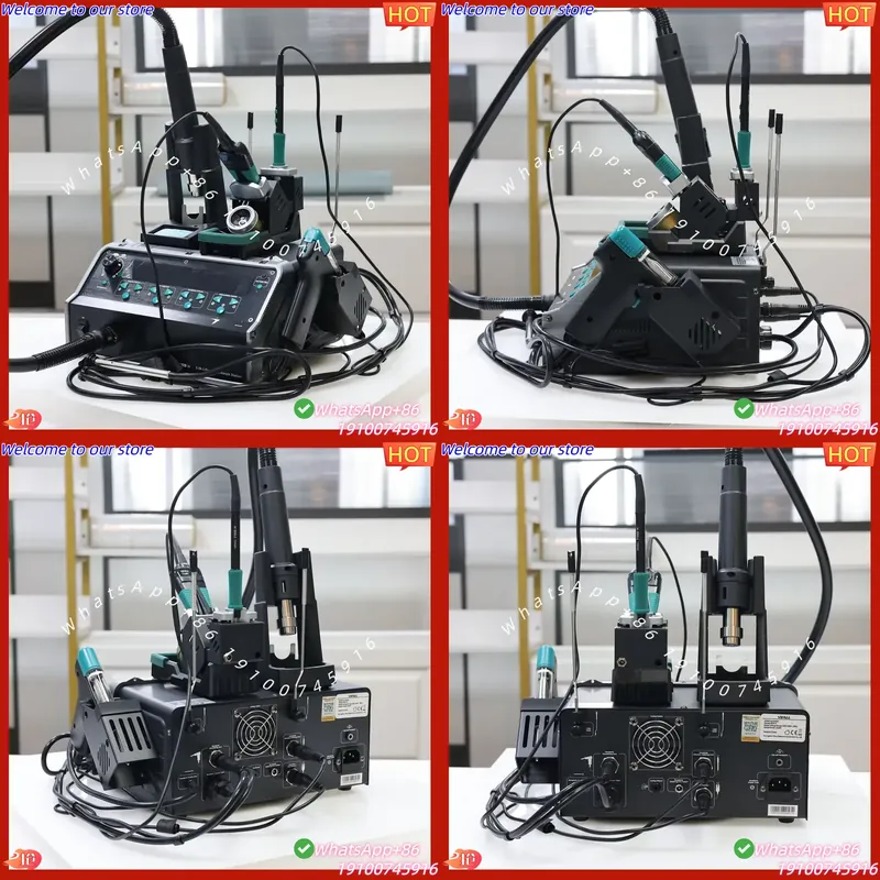 Desoldering Pump Electric Vacuum Station - 2026 YIHUA-948D IV 5-in-1 Soldeerstation Heteluchtpincet