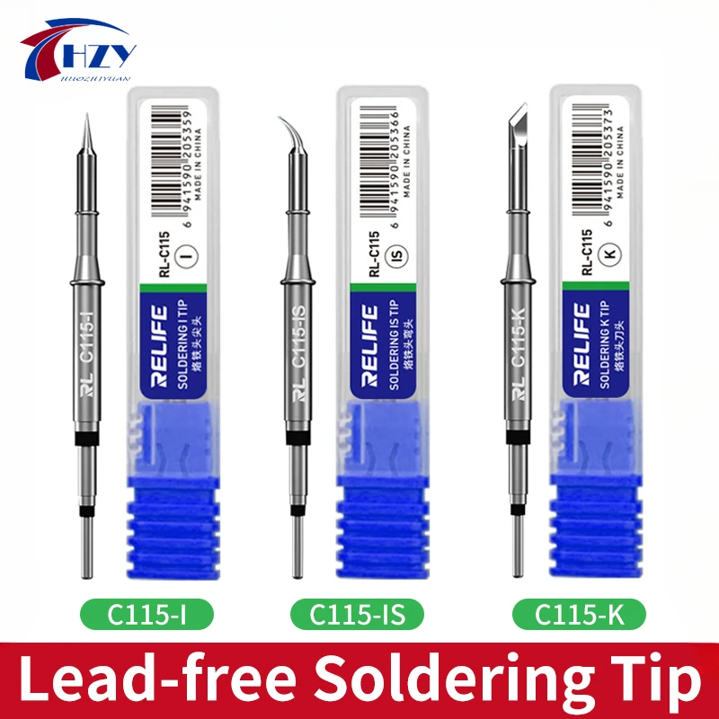 C115 Nano Soldering Iron Station - RELIFE C115-K/I/IS Nano-niveau Universele T115 Handvat