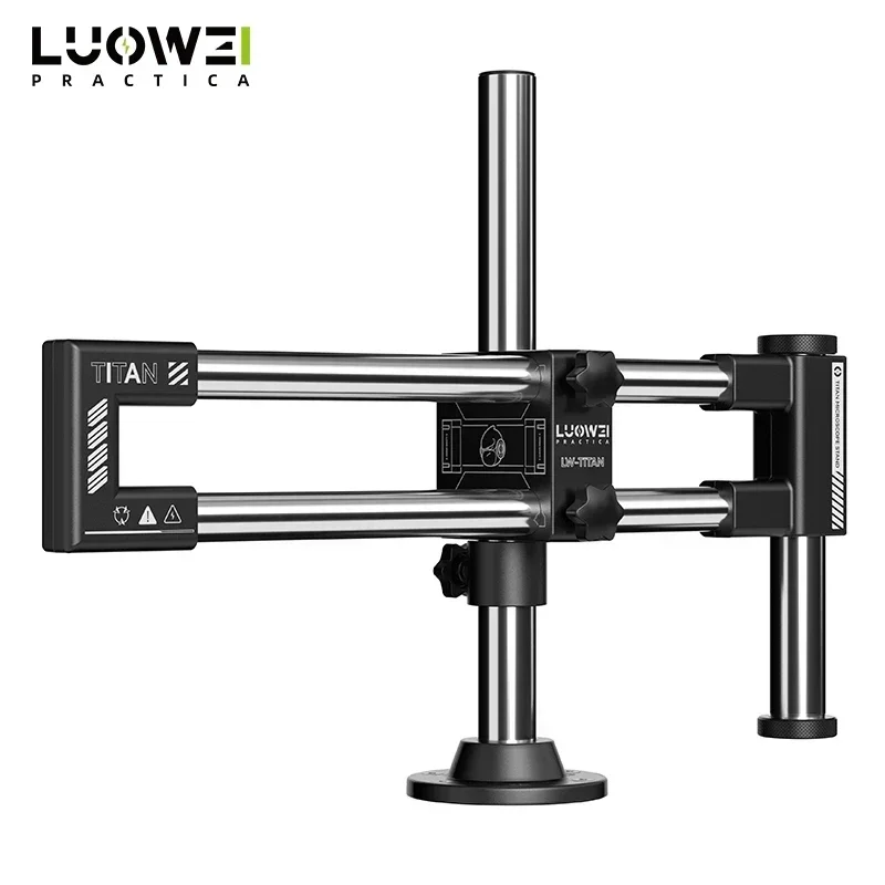 Articulating Arm Boom Stand Microscope - LUOWEI LW-GK02 Biaxale Dubbele Boom Microscoopstatief
