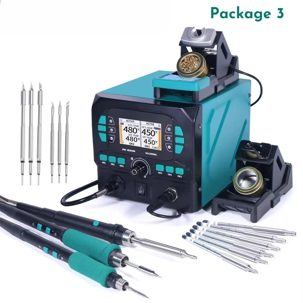 C210 Precision Soldering Station - 992D-II 2-in-1 gereedschap Nano heteluchtpotlood Precisie