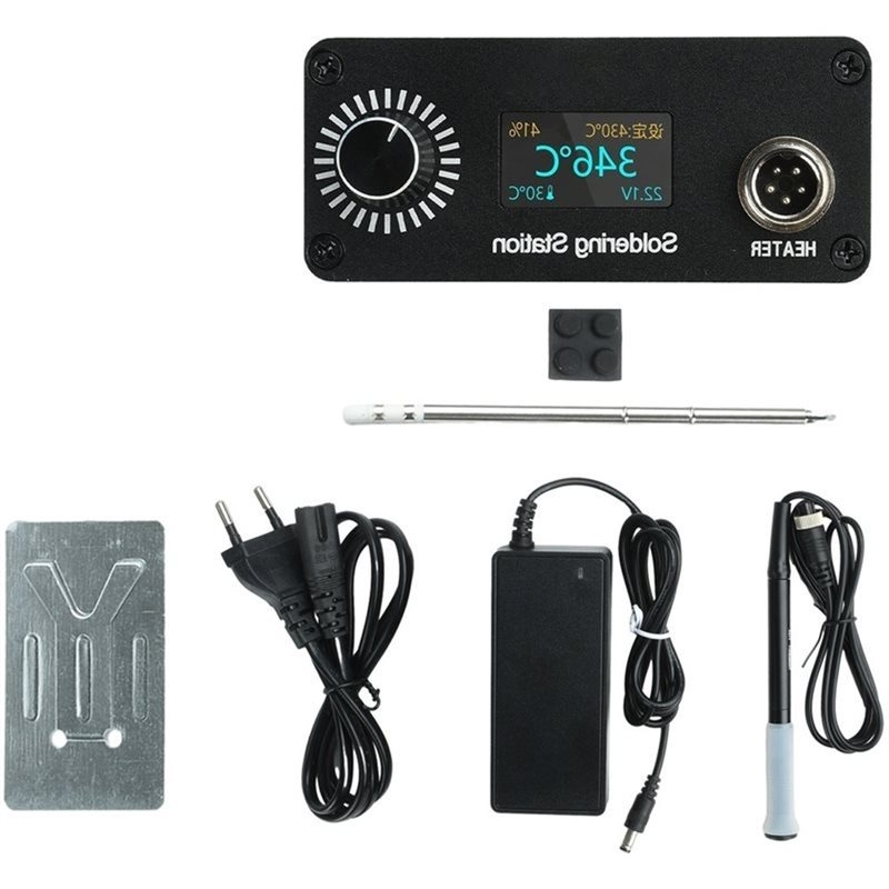T12 Soldering Station Oled - B03C-T12 Digitaal soldeerstation Draagbare mini professionele