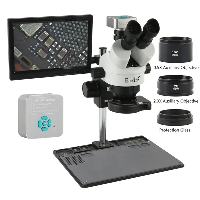7X 45X Zoom Industriële Simul- - Simul-Focal Industrial Microscope 4K Hdmi recensie en prijs