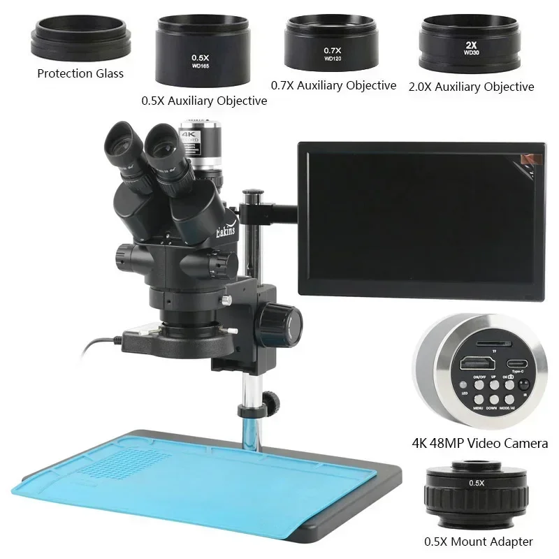 Simul Focal Trinoculaire Stere - Trinocular Stereo Microscope 7X-45X recensie en prijs
