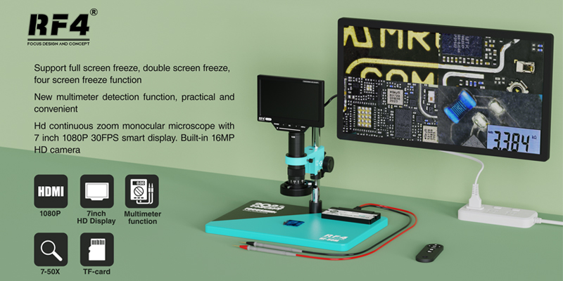 1080P 4K HDMI USB Industriële  - Simul-Focal Industrial Microscope 4K Hdmi recensie en prijs