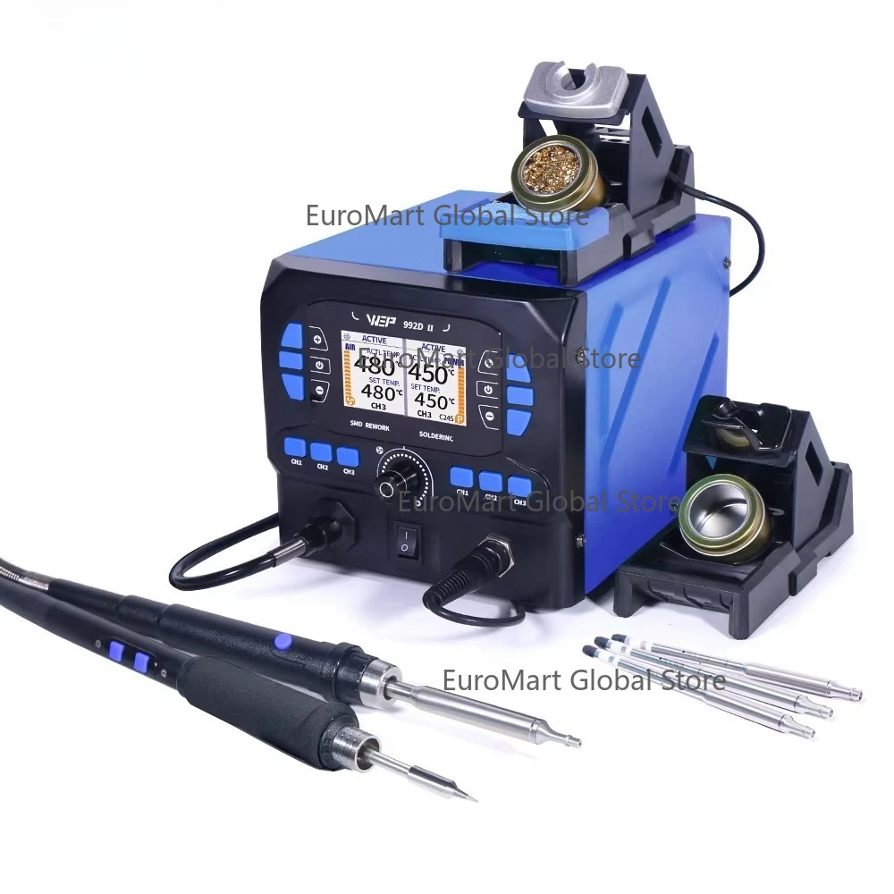 992D-II 2-in-1 LCD-scherm Hete - C210 Precision Soldering Station recensie en prijs