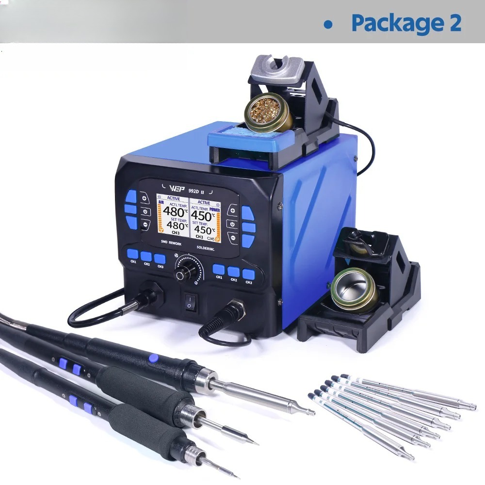 992D-II 2-in-1 LCD-scherm Hete - C210 Precision Soldering Station recensie en prijs