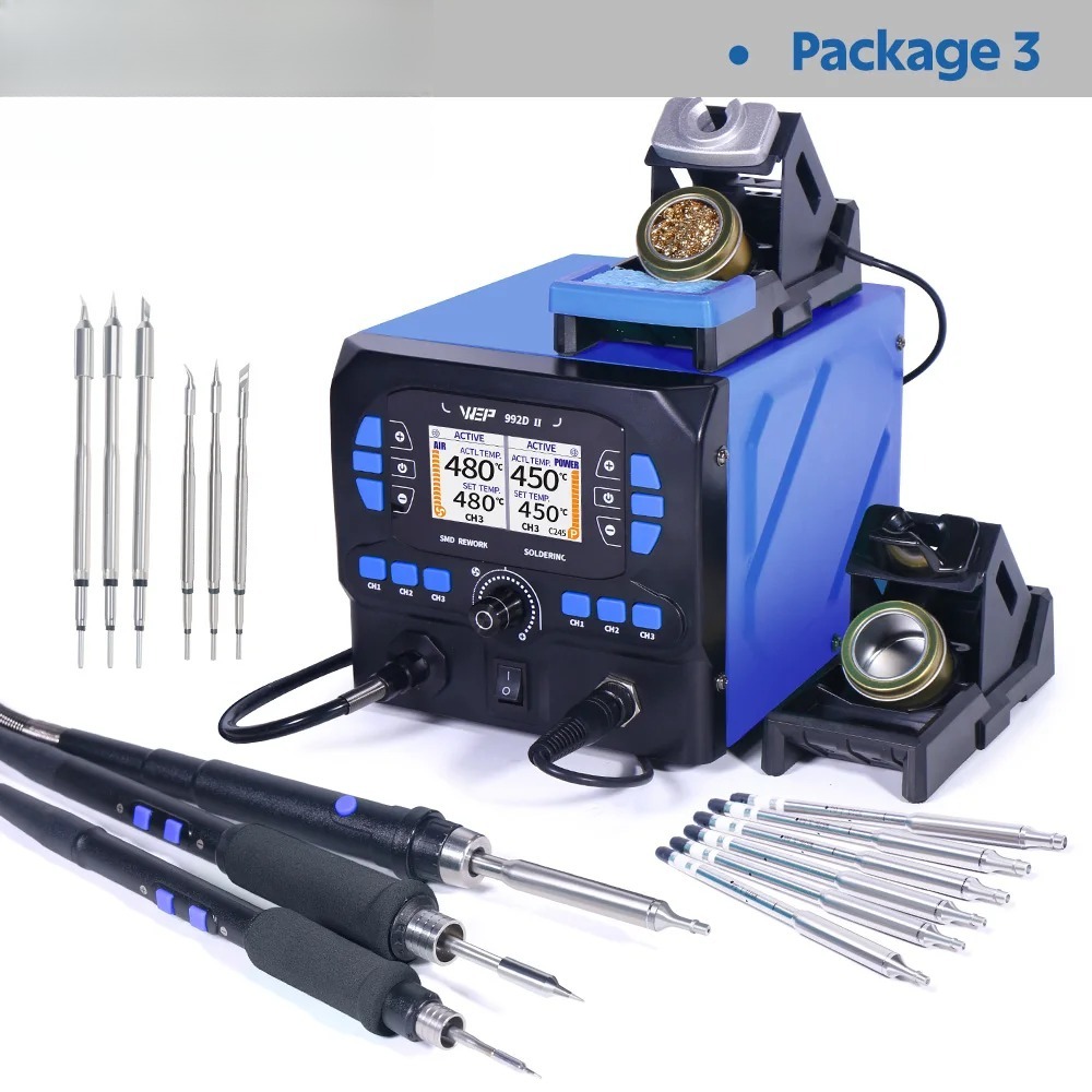992D-II 2-in-1 LCD-scherm Hete - C210 Precision Soldering Station recensie en prijs