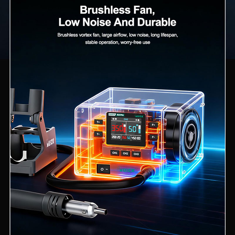 QUICK K8 Pro Intelligent Hetel - Infrared Bga Rework Station recensie en prijs