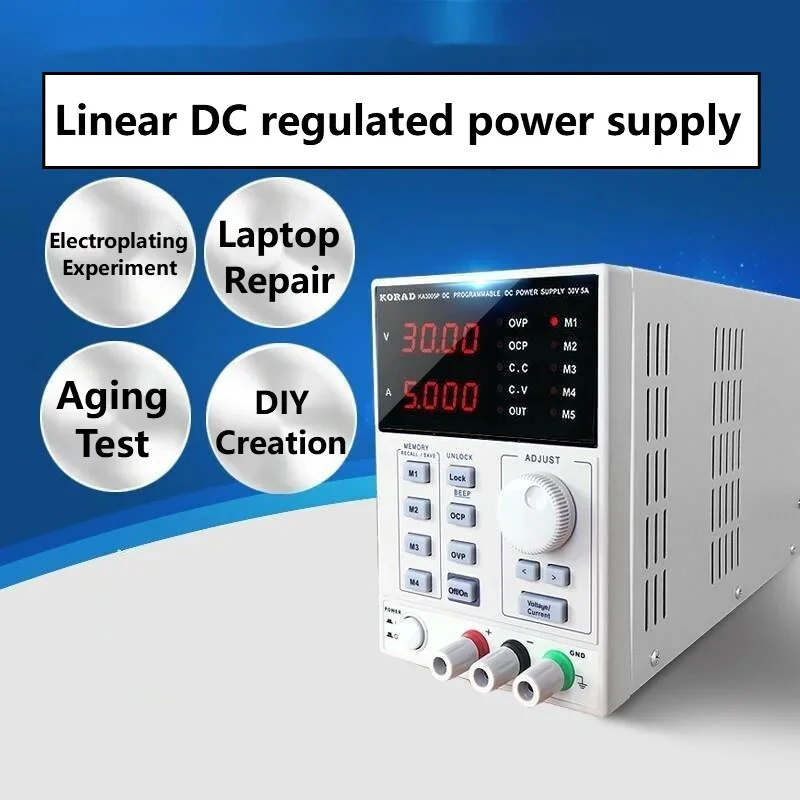 30V 60V 2A 3A 5A 10A Lineaire  - High Precision Dc Power Supply 30V 10A recensie en prijs