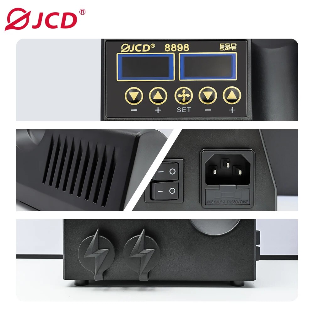 Jcd 8898 Soldeerstation 750W 2 - 2 In 1 Soldering Rework Station 750W recensie en prijs
