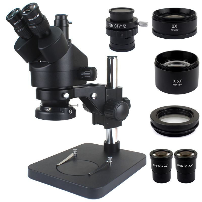 Telefoon PCB Solderen Reparati - Trinocular Stereo Microscope 7X-45X recensie en prijs
