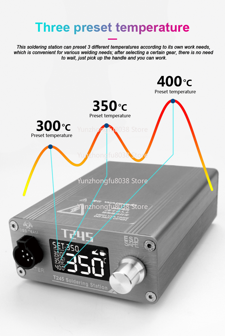 T245 Lasstation 130W 3s Verwar - C245 Soldering Station 130W recensie en prijs