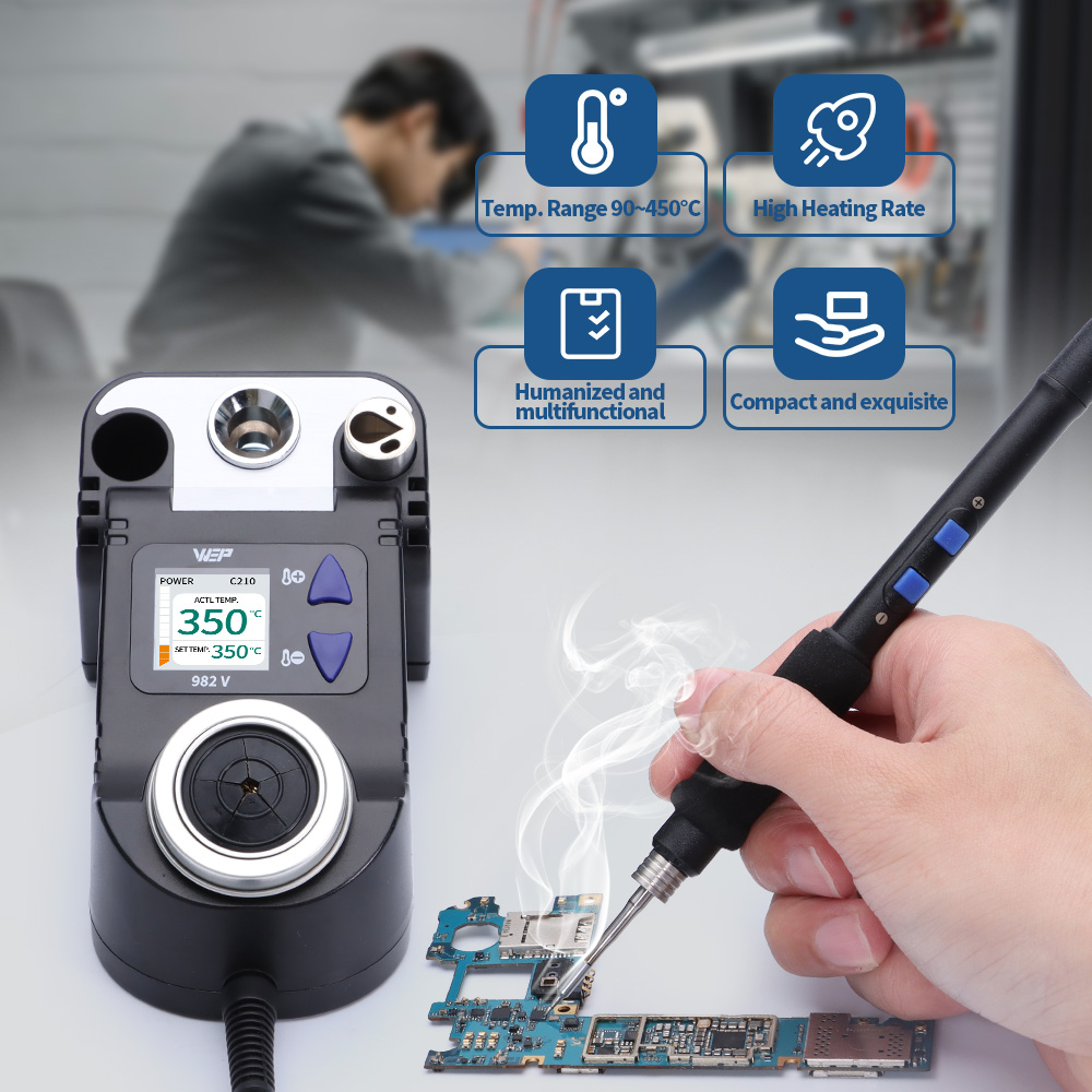 WEP Precisie Soldeerstation Se - C210 Precision Soldering Station recensie en prijs
