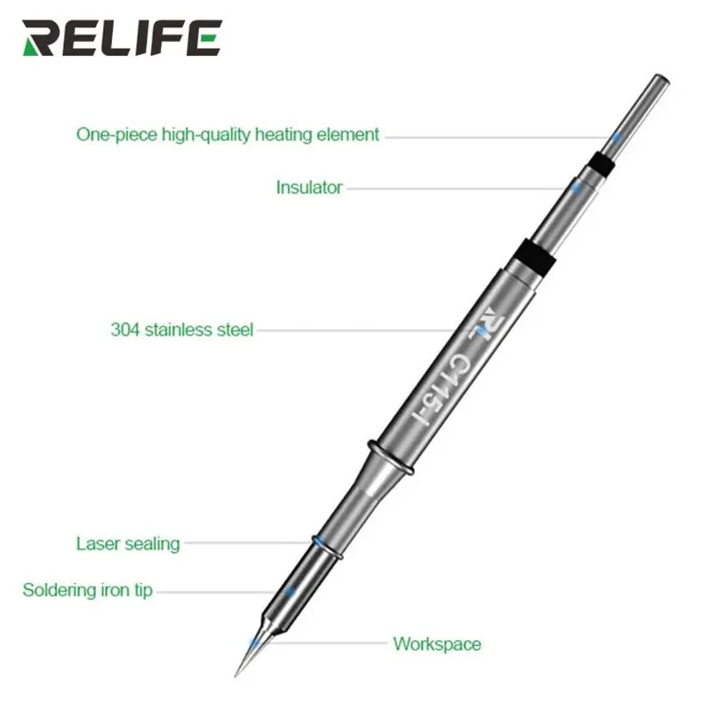 RELIFE C115-K/I/IS Nano-niveau - C115 Nano Soldering Iron Station recensie en prijs