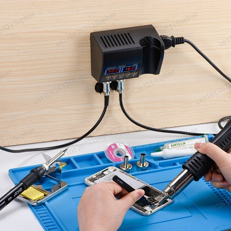 8898 2-in-1 750W LCD Digitaal  - 2 In 1 Soldering Rework Station 750W recensie en prijs