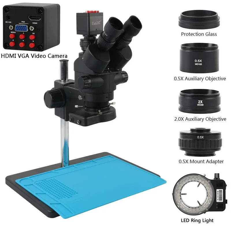 1080P 2K 4K 36MP VGA HDMI Type - Trinocular Stereo Microscope 7X-45X recensie en prijs
