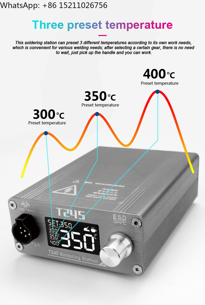 OSS T245 Soldeerstation 130W 3 - C245 Soldering Station 130W recensie en prijs