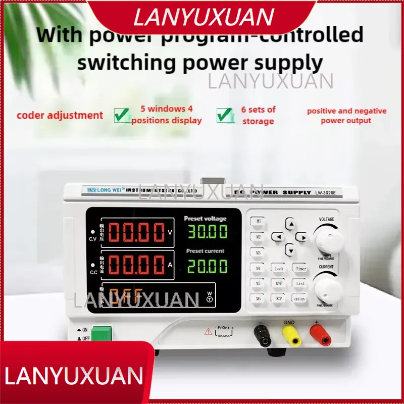 Longwei LW-1560E 900W 15V 30V  - High Precision Dc Power Supply 30V 10A recensie en prijs