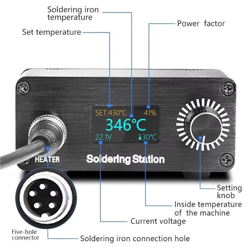 AB11-T12 Voor thuisreparatie S - T12 Soldering Station Oled recensie en prijs