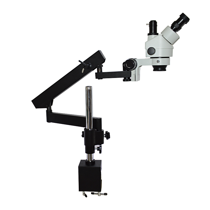 48MP 3.5X-90X flexibele bewege - Articulating Arm Boom Stand Microscope recensie en prijs