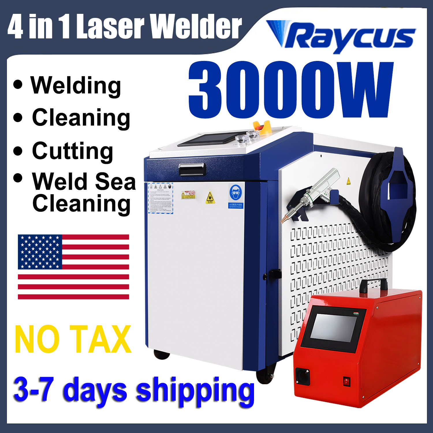 Raycus 3000W Handheld 4-in-1 F - Laser Soldering Machine Handheld recensie en prijs
