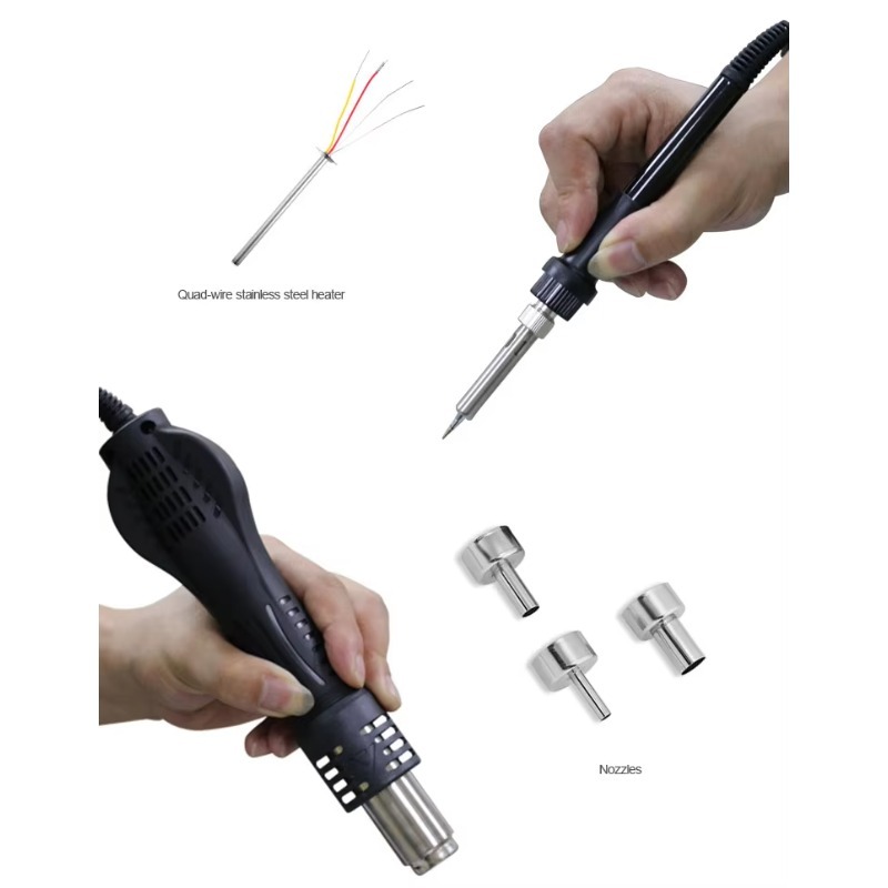 ATTEN AT8586 2-in-1 750W Loodv - 2 In 1 Soldering Rework Station 750W recensie en prijs