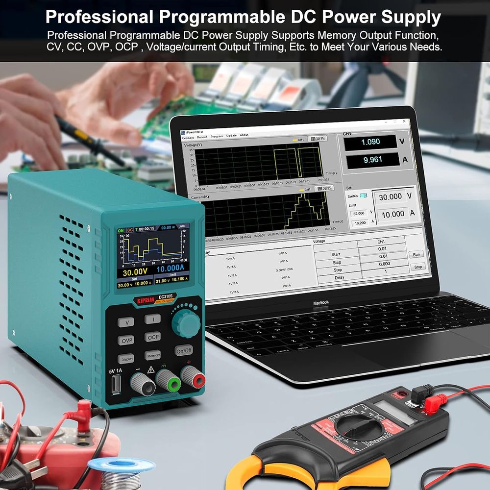 DC-voeding, 0-30V 0-10A regelb - High Precision Dc Power Supply 30V 10A recensie en prijs