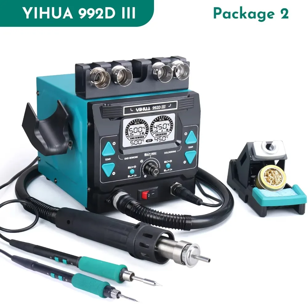 YIHUA992D-III 1000W Hoge Vermo - C210 Precision Soldering Station recensie en prijs