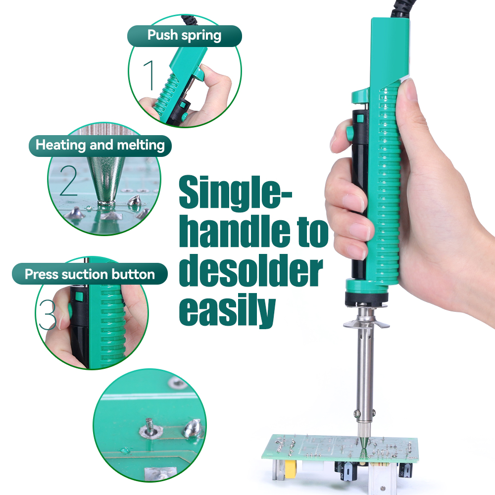 YIHUA 929D-V Tin Sucker Elektr - Desoldering Pump Electric Vacuum Station recensie en prijs