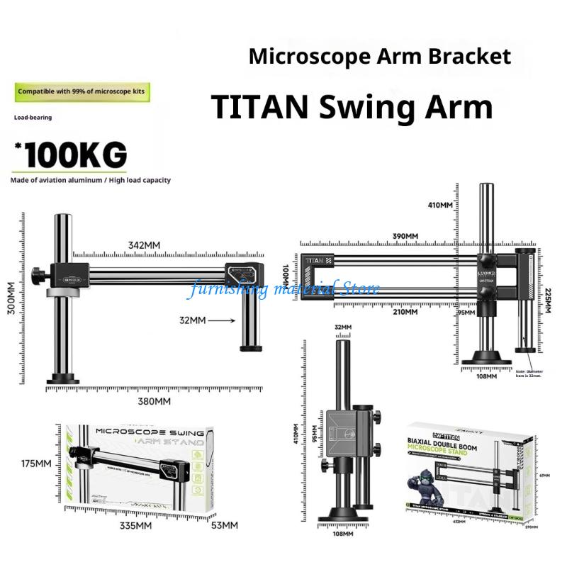 Y5GD dubbelarmige giekstandaar - Articulating Arm Boom Stand Microscope recensie en prijs