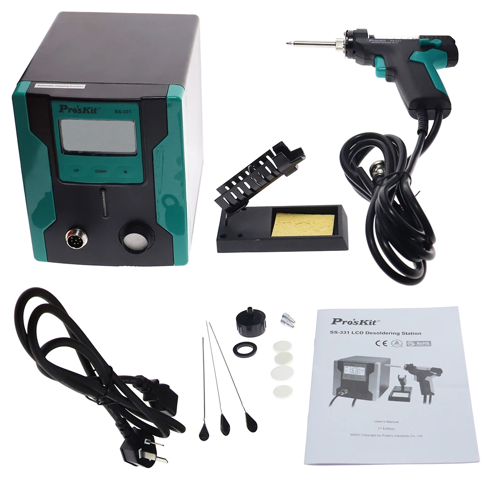 SS-331 LCD Digitale Elektrisch - Desoldering Pump Electric Vacuum Station recensie en prijs
