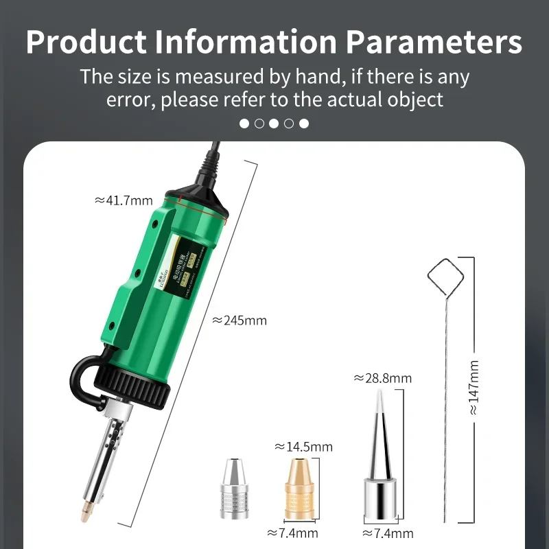 LUXIANZI Nieuwe 3-in-1 Automat - Desoldering Pump Electric Vacuum Station recensie en prijs