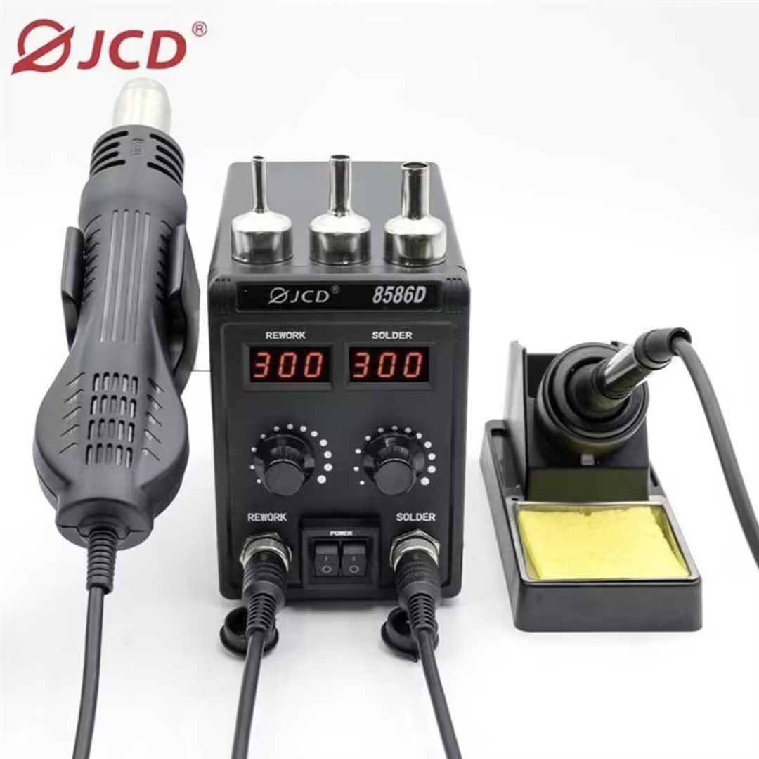 JCD 8586D 2-in-1 Soldeerstatio - 2 In 1 Soldering Rework Station 750W recensie en prijs