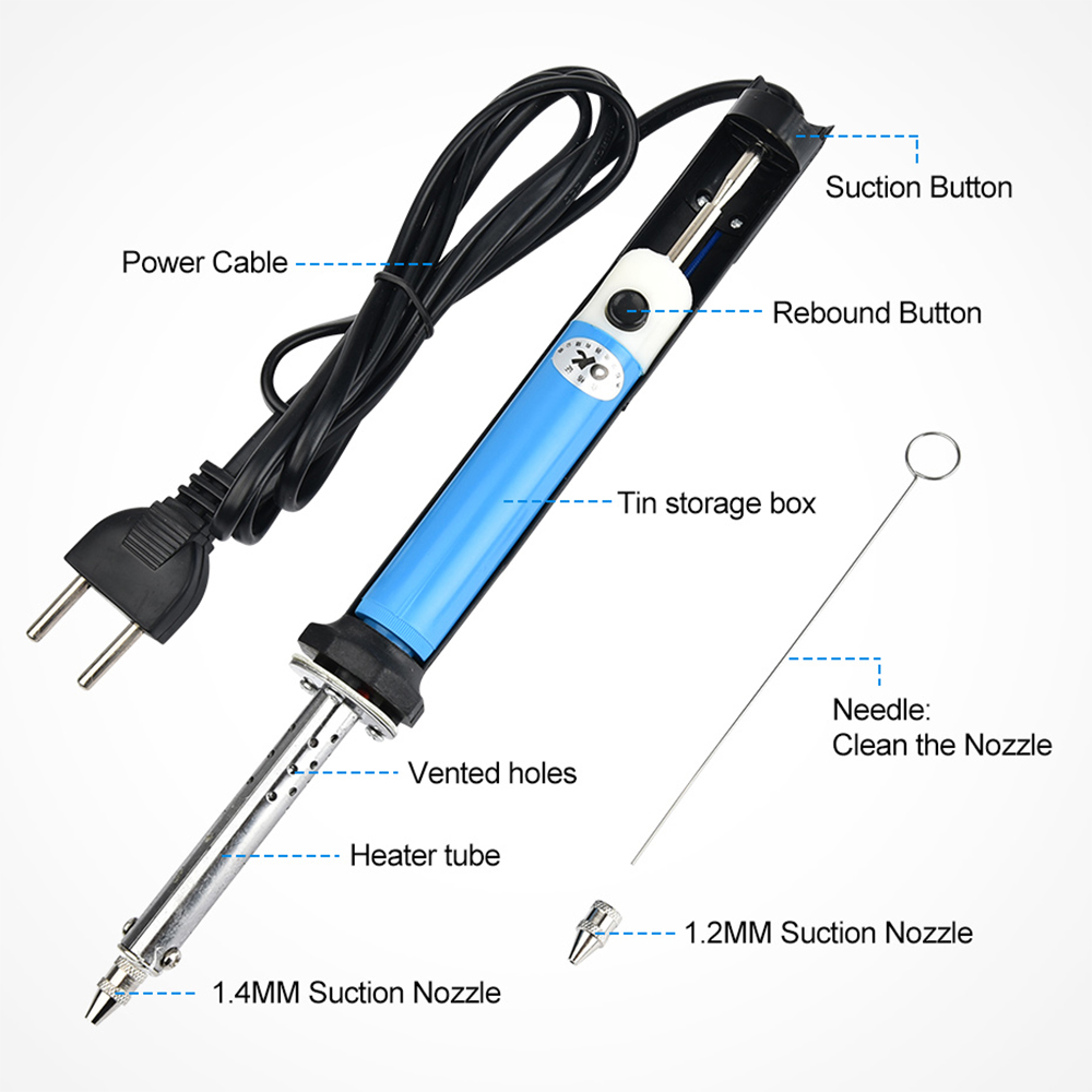 AC 110 V/220 V Elektrische Des - Desoldering Pump Electric Vacuum Station recensie en prijs