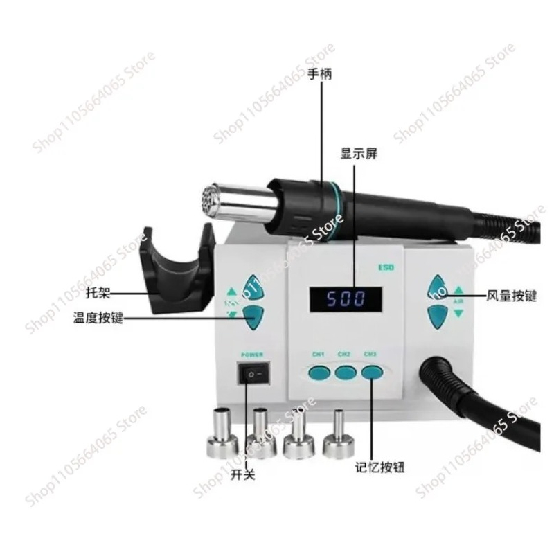 voor 861DW Heteluchtreworkstat - Hot Air Rework Station 861Dw recensie en prijs