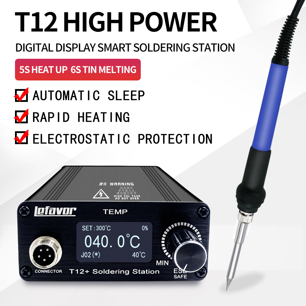 T12 + Soldeerstation soldeerbo - T12 Soldering Station Oled recensie en prijs